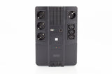 Digitus | All-in-One UPS | All-in-One UPS, 800VA/480W, LED 12V/9Ah x1, 4x CEE 7/7,3x IEC C13, USB, RJ45 | 800 VA | 480 W