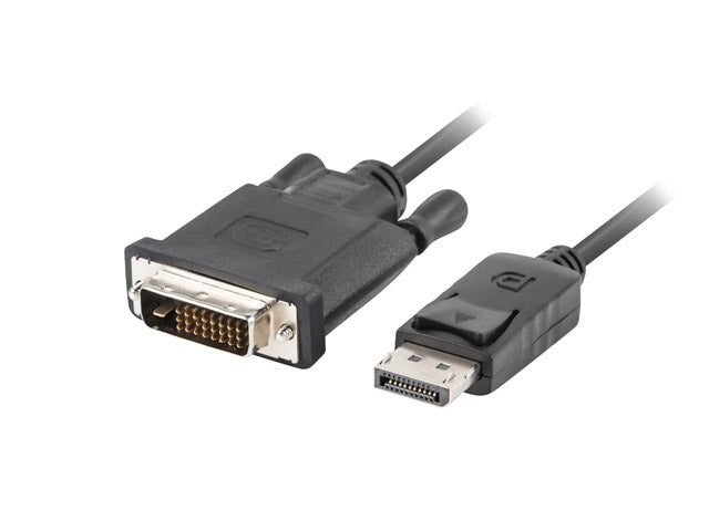 Lanberg Cable | CA-DPDV-10CU-0018-BK | DisplayPort to DVI-D | 1.8 m