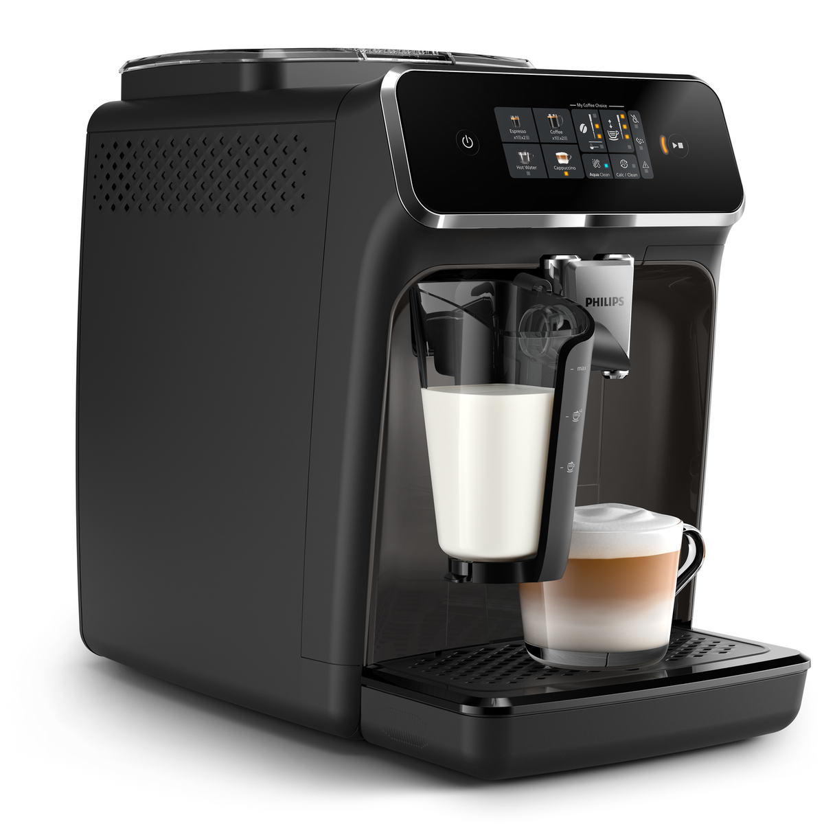 Philips | Espresso Coffee Maker | EP2334/10 | Pump pressure 15 bar | Built-in milk frother | Fully Automatic | 1500 W | Black