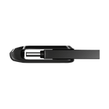 SanDisk Ultra Dual Drive Go USB atmintinė 128GB, USB-C/USB-A 3.2 Gen 1, Juoda