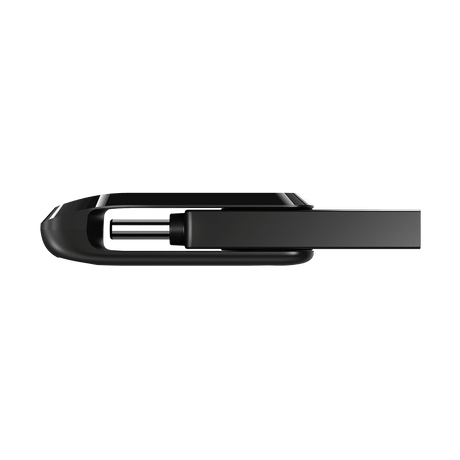 SanDisk Ultra Dual Drive Go USB atmintinė 128GB, USB-C/USB-A 3.2 Gen 1, Juoda