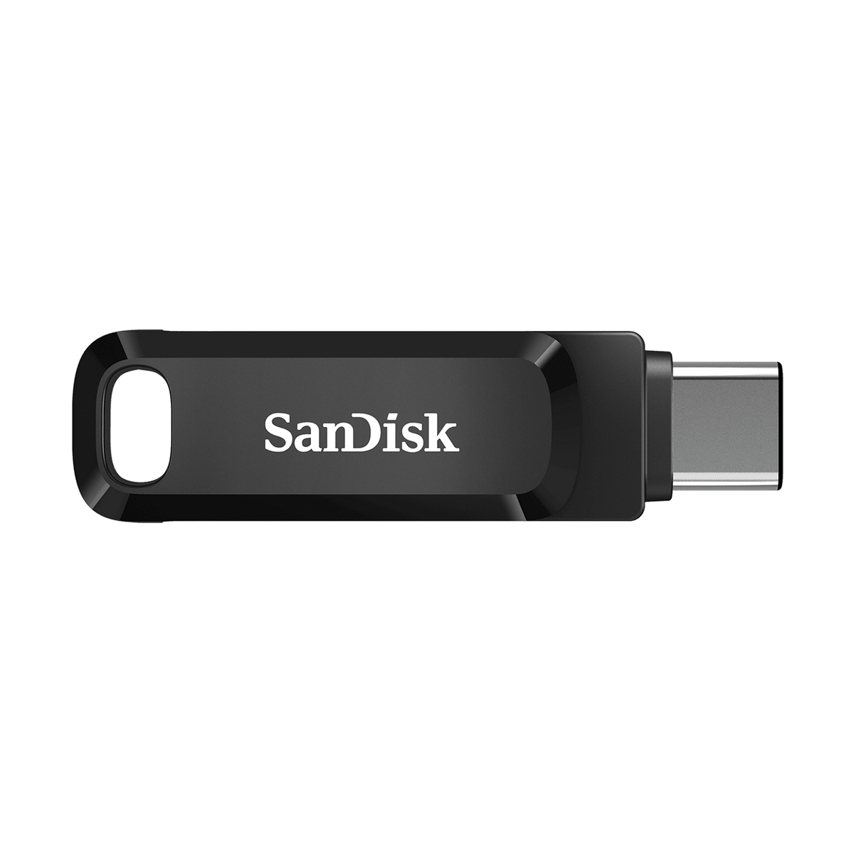 SanDisk Ultra Dual Drive Go USB atmintinė 128GB, USB-C/USB-A 3.2 Gen 1, Juoda