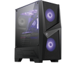 MSI MAG FORGE 100M PC Case, Mid-Tower, USB 3.2, Black | MSI | MAG FORGE 100M | ATX | Black