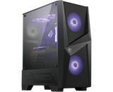 MSI MAG FORGE 100M PC Case, Mid-Tower, USB 3.2, Black | MSI | MAG FORGE 100M | ATX | Black