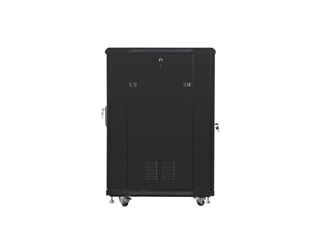 Lanberg | Rack cabinet 19" free-standing 22U/600x800 (flat pack) | FF01-6822-12B | Black