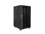 Lanberg | Rack cabinet 19" free-standing 22U/600x800 (flat pack) | FF01-6822-12B | Black