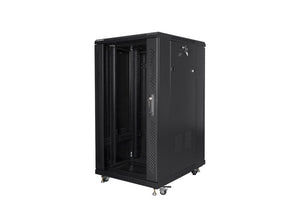 Lanberg | Rack cabinet 19" free-standing 22U/600x800 (flat pack) | FF01-6822-12B | Black