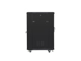Lanberg | Rack cabinet 19" free-standing 22U/600x800 (flat pack) | FF01-6822-12B | Black