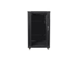 Lanberg | Rack cabinet 19" free-standing 22U/600x800 (flat pack) | FF01-6822-12B | Black