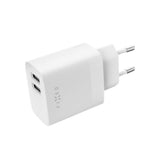 FIXED Dual USB Travel Charger 17W, White | Fixed