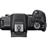 Canon | EOS R100 Mirrorless Camera + RF-S 18-45mm IS STM Lens + RF-S 55-210mm IS STM Lens | Megapixel 24.1 MP | Image stabilizer | ISO sensitivity (max) 256000 | Wi-Fi | Video recording | Manual | CMOS | Black