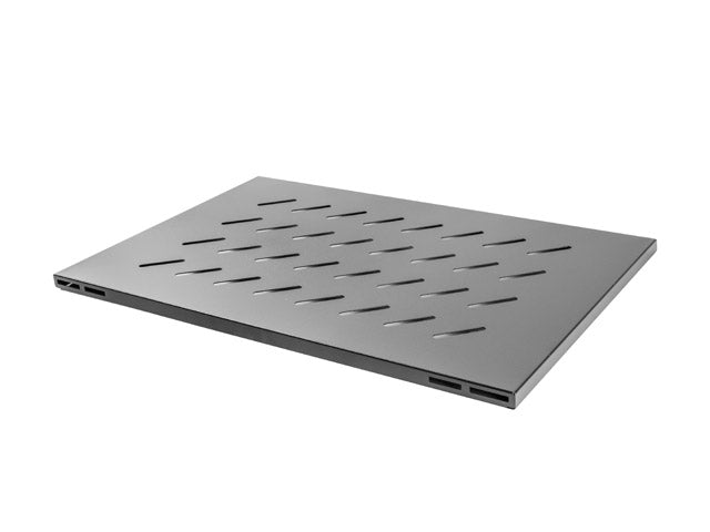 Lanberg 19" fixed shelf 1U/465x715mm, max load capacity up to 120kg | AK-1009-B | Black