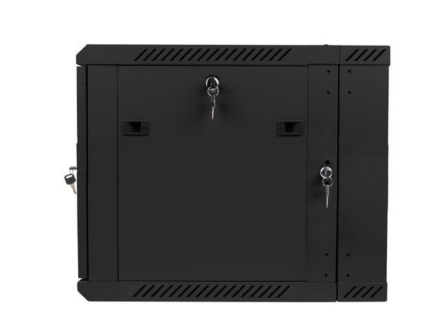 Lanberg | Rack cabinet 19" double-section wall-mount 9U/600x600 (flat pack) | WF02-6609-10B | Black