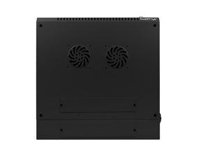 Lanberg | Rack cabinet 19" double-section wall-mount 9U/600x600 (flat pack) | WF02-6609-10B | Black