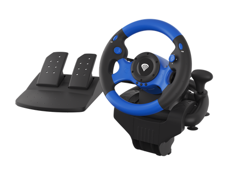 Genesis | Driving Wheel | Seaborg 350 | Blue/Black | Game racing wheel