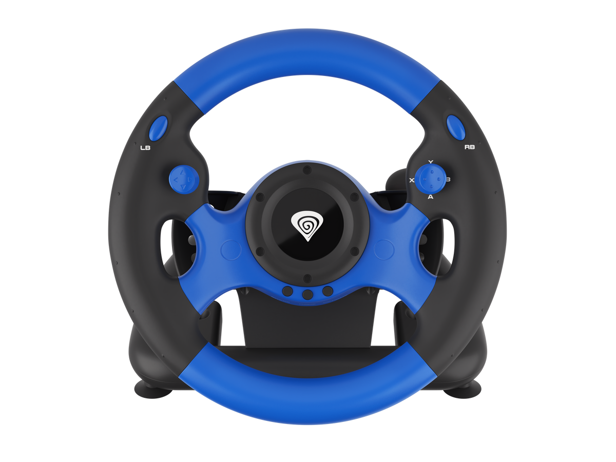 Genesis | Driving Wheel | Seaborg 350 | Blue/Black | Game racing wheel