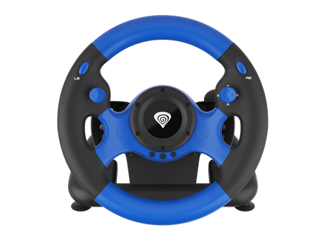 Genesis | Driving Wheel | Seaborg 350 | Blue/Black | Game racing wheel