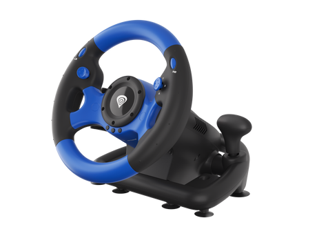 Genesis | Driving Wheel | Seaborg 350 | Blue/Black | Game racing wheel