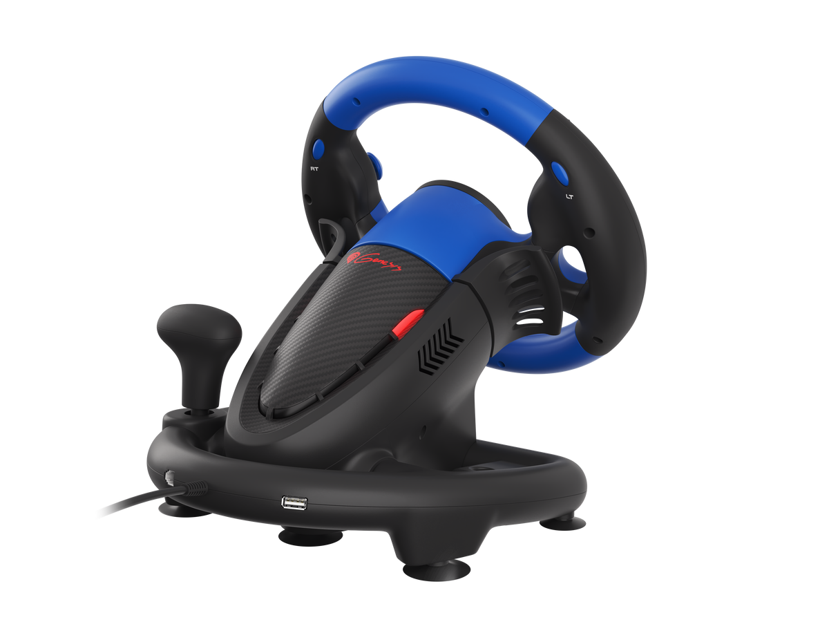 Genesis | Driving Wheel | Seaborg 350 | Blue/Black | Game racing wheel