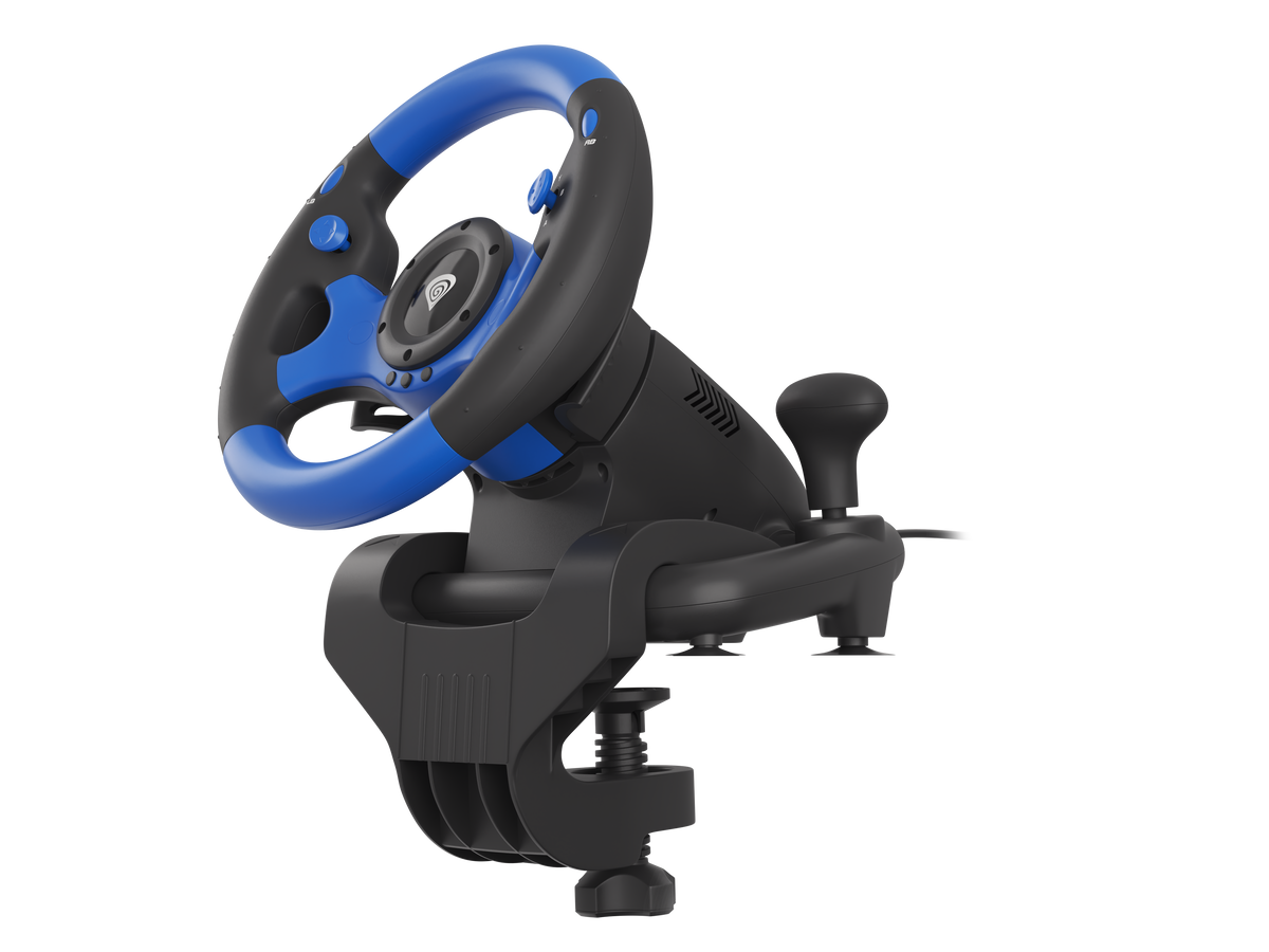 Genesis | Driving Wheel | Seaborg 350 | Blue/Black | Game racing wheel