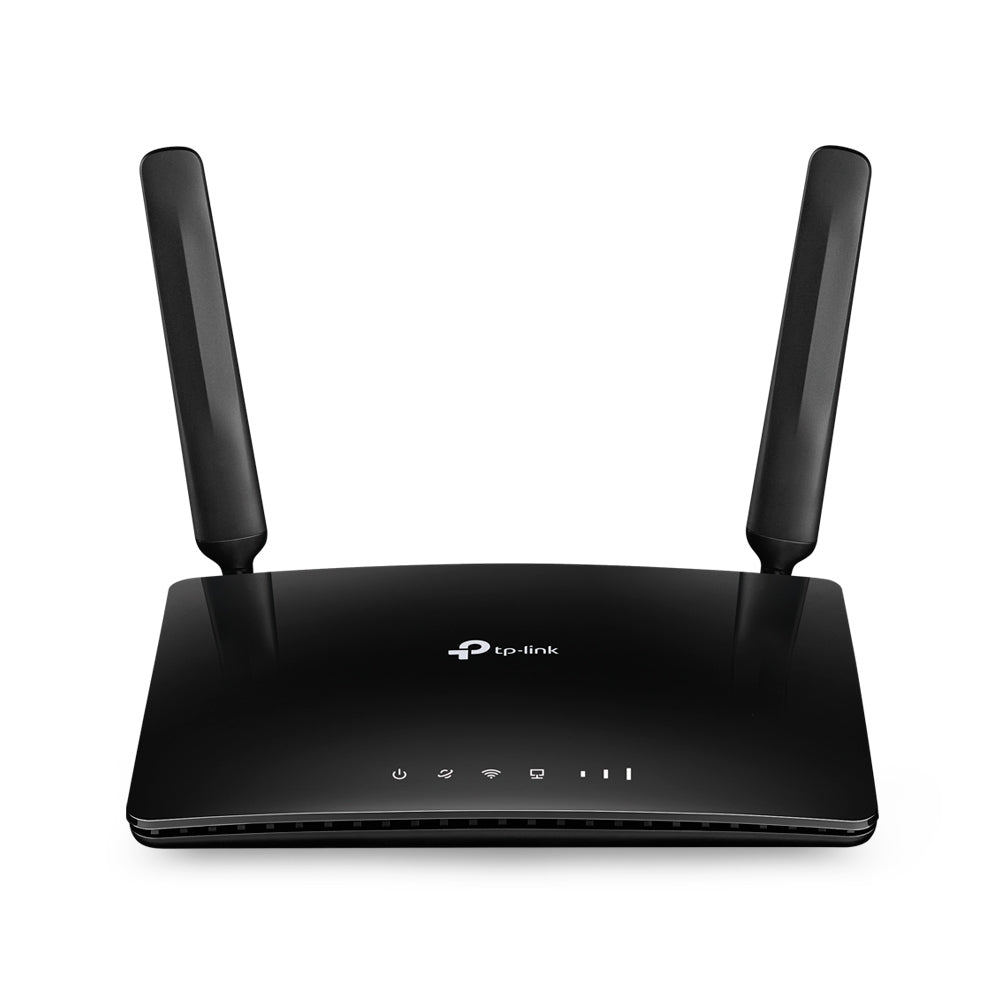 TP-LINK | 4G LTE Router | TL-MR6400 | 802.11n | 300 Mbit/s | 10/100 Mbit/s | Ethernet LAN (RJ-45) ports 3 | Mesh Support No | MU-MiMO No | 4G | Antenna type 2xExternal | No USB