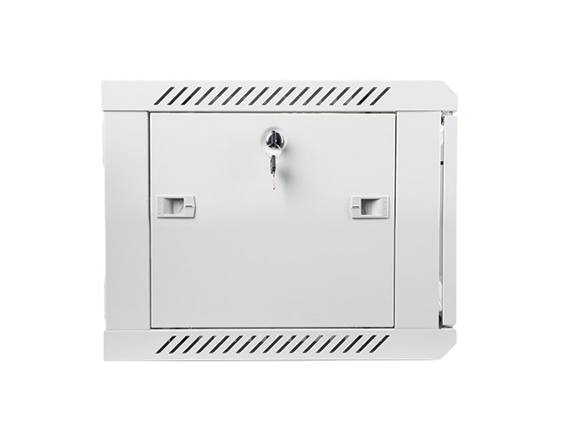 Lanberg | Rack cabinet 19" wall-mount 6U/600x450 (flat pack) with glass door | WF01-6406-10S | Grey