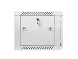Lanberg | Rack cabinet 19" wall-mount 6U/600x450 (flat pack) with glass door | WF01-6406-10S | Grey