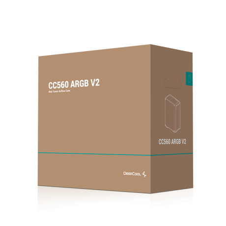 Deepcool | CC560 ARGB V2 | Mid Tower | ATX PS2 | Black
