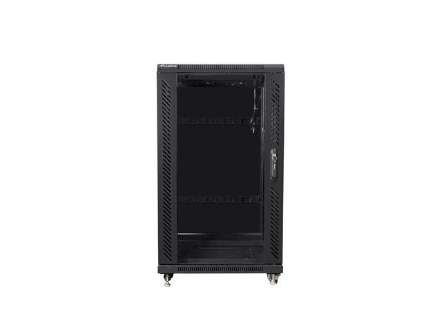 Lanberg | Rack cabinet 19" free-standing 22U/600x600 (flat pack) | FF01-6622-12B | Black