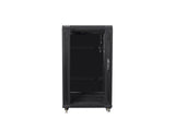 Lanberg | Rack cabinet 19" free-standing 22U/600x600 (flat pack) | FF01-6622-12B | Black