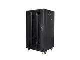 Lanberg | Rack cabinet 19" free-standing 22U/600x600 (flat pack) | FF01-6622-12B | Black