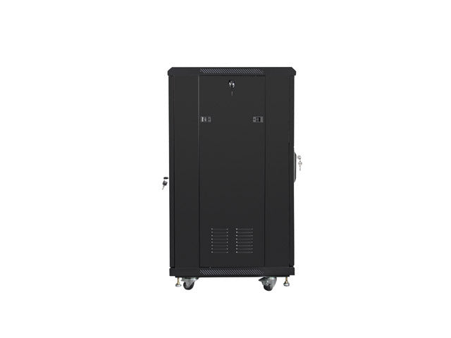 Lanberg | Rack cabinet 19" free-standing 22U/600x600 (flat pack) | FF01-6622-12B | Black