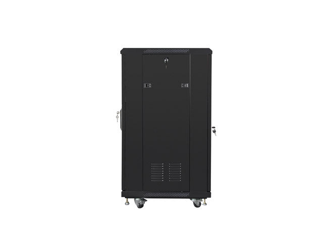 Lanberg | Rack cabinet 19" free-standing 22U/600x600 (flat pack) | FF01-6622-12B | Black