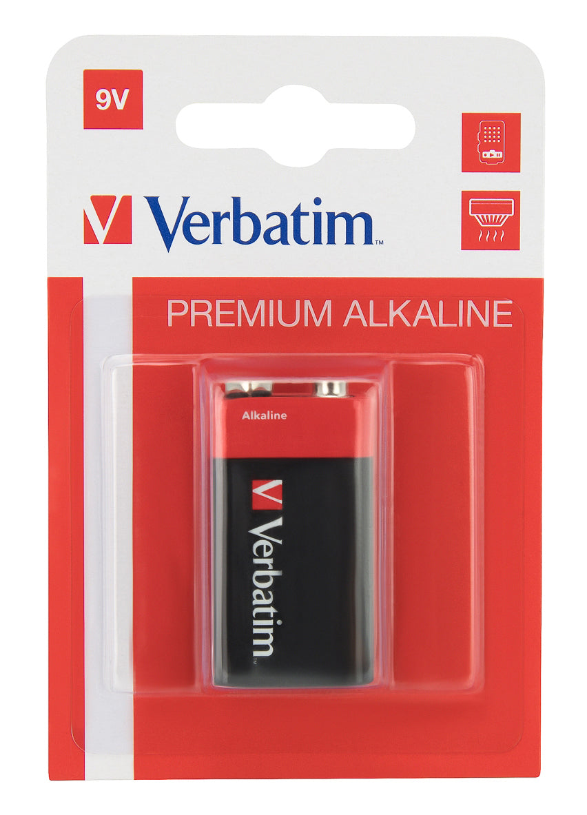 Verbatim 49924 Alkaline baterija 9V (Hangcard) (1 vnt pakuotėje)