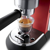 Delonghi | Espresso Coffee Maker | Dedica Style EC 685.R | Pump pressure 15 bar | Built-in milk frother | Semi-automatic | 1300 W | Red