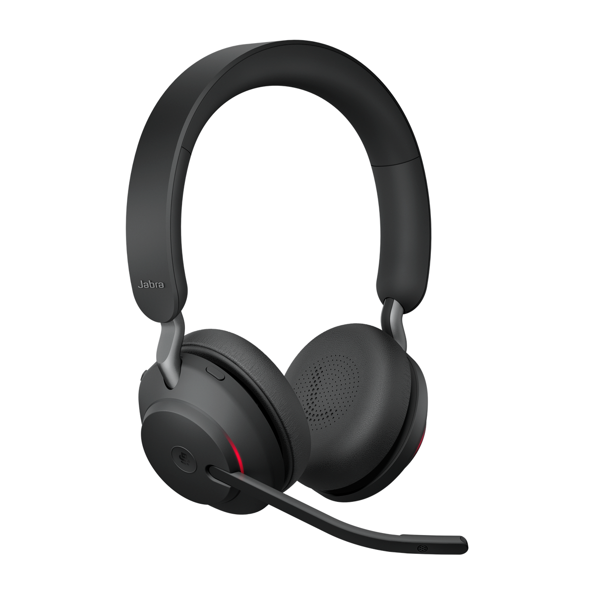 Jabra Evolve2 65 MS Stereo Belaidės ausinės, Bluetooth, USB-A, Juoda
