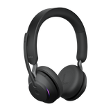 Jabra Evolve2 65 MS Stereo Belaidės ausinės, Bluetooth, USB-A, Juoda