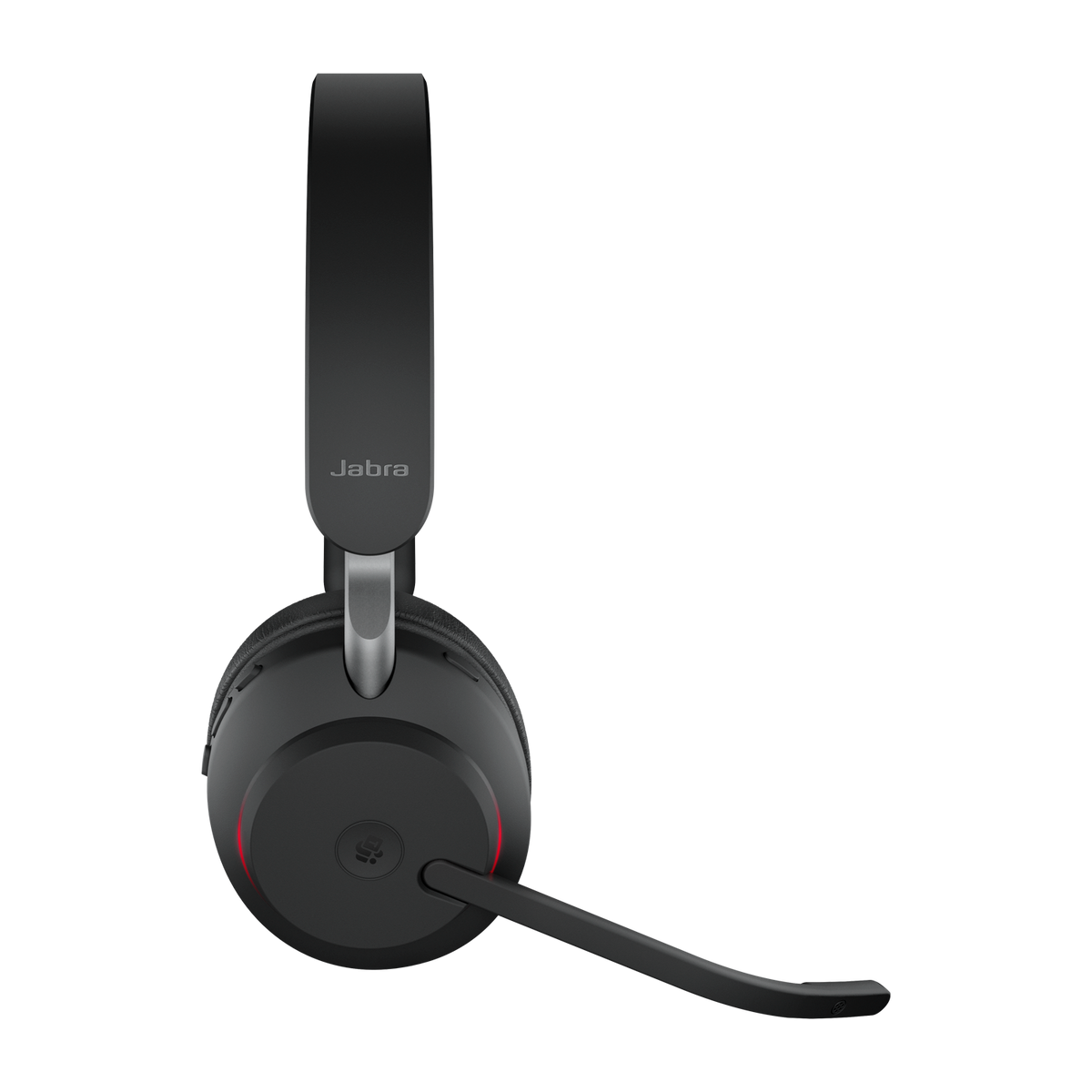Jabra Evolve2 65 MS Stereo Belaidės ausinės, Bluetooth, USB-A, Juoda