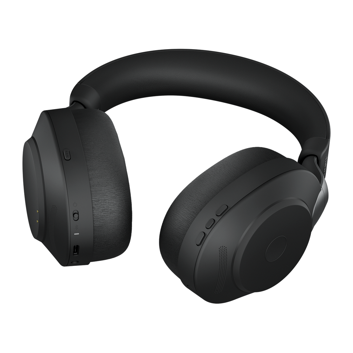 Jabra Evolve2 85 UC Stereo Belaidės/Laidinės ausinės, Bluetooth, 3.5mm jack, USB-A, Desk Stand, Juod