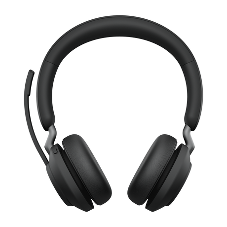 Jabra Evolve2 65 UC Stereo Link380c Belaidės ausinės, Bluetooth USB-C, Juoda