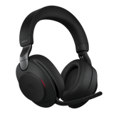 Jabra Evolve2 85 UC Stereo Belaidės/Laidinės ausinės, Bluetooth, 3.5mm jack, USB-A, Desk Stand, Juod