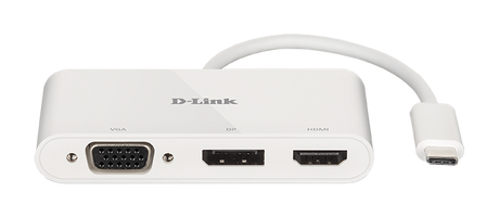 D-Link | 3-in-1 USB-C to HDMI/VGA/DisplayPort Adapter | DUB-V310 | USB hub | USB Type-C