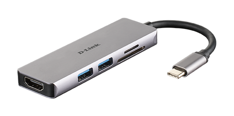 D-Link | 5-in-1 USB-C™ Hub with HDMI and SD/microSD Card Reader | DUB-M530 | USB Type-C
