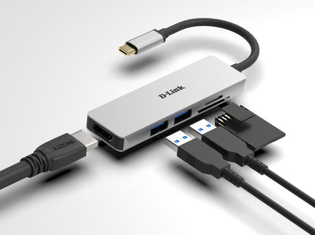 D-Link | 5-in-1 USB-C™ Hub with HDMI and SD/microSD Card Reader | DUB-M530 | USB Type-C