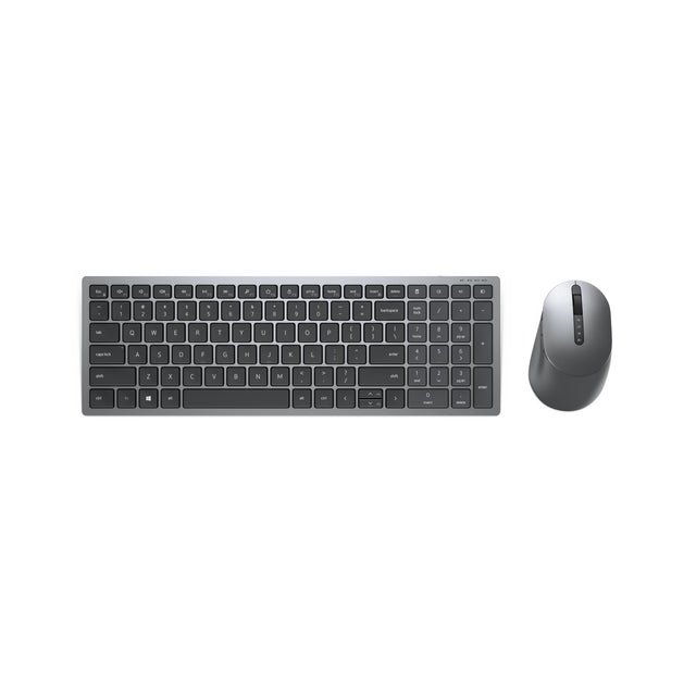 Dell | Keyboard and Mouse | KM7120W | Keyboard and Mouse Set | Wireless | Batteries included | Bluetooth | Wireless connection | Russian | Titan Gray