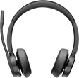 Poly Voyager 4320 MS Teams Belaidės ausinės, Bluetooth, USB-A, +BT700 dongle, +Charging Stand, Juoda