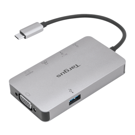 Targus | USB-C DP Alt Mode Single Video 4K HDMI/VGA Docking Station with 100W PD Pass-Thru | DOCK419EUZ | VGA (D-Sub) ports quantity 1 | HDMI ports quantity 1