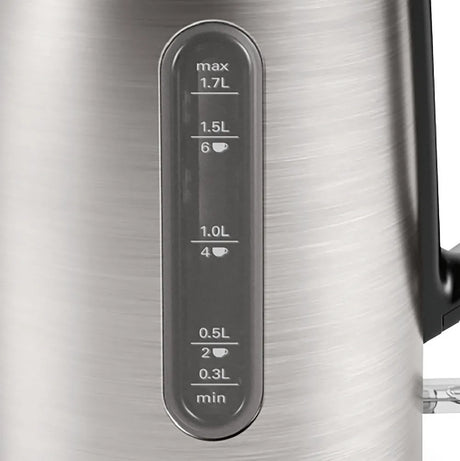 Bosch | Kettle | DesignLine TWK4P440 | Electric | 2400 W | 1.7 L | Stainless steel | 360° rotational base | Black/Stainless Steel