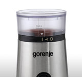 Gorenje | Coffee grinder | SMK150E | 150 W | Coffee beans capacity 60 g | Lid safety switch | Stainless steel