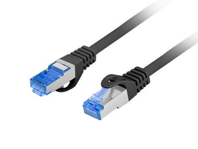 Lanberg | Patchcord Cat.6A S/FTP LSZH CCA Fluke Passed | PCF6A-10CC-0500-BK | 5 m